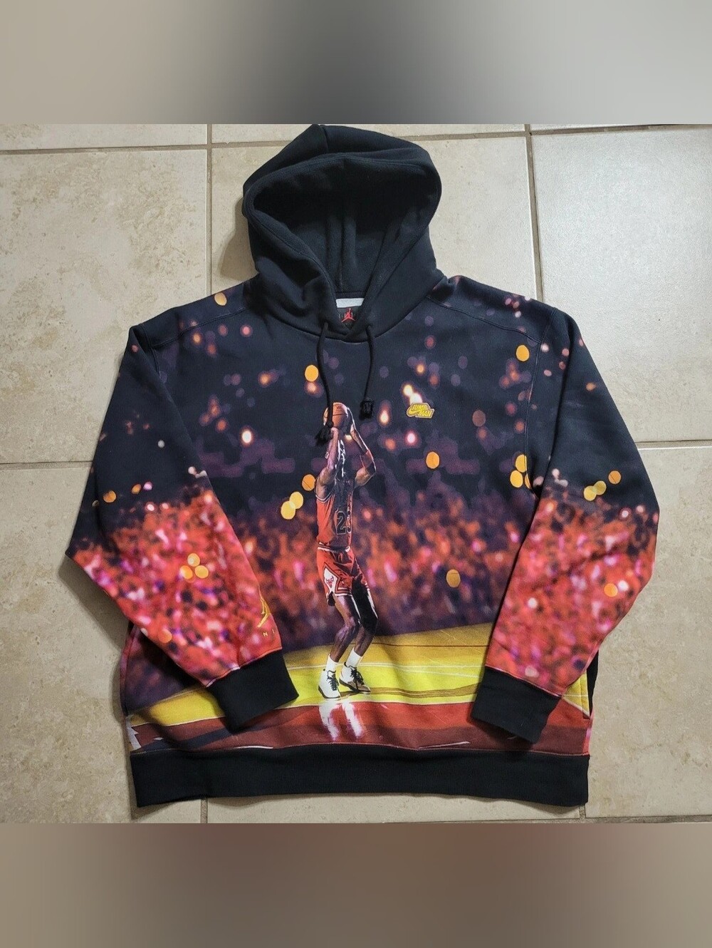 2XL Jordan Jumpman Fleece Pullover Hoodie DC9610-010 Men's Size XXL Graphic
